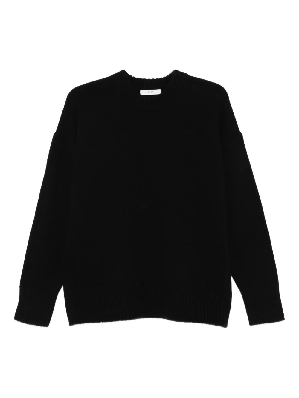 CO COLLECTION crew-neck ribbed sweater - Nero