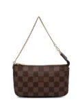 Louis Vuitton Pre-Owned 2003 Damier Ebene Mini Pochette Accessoires handbag - Brown