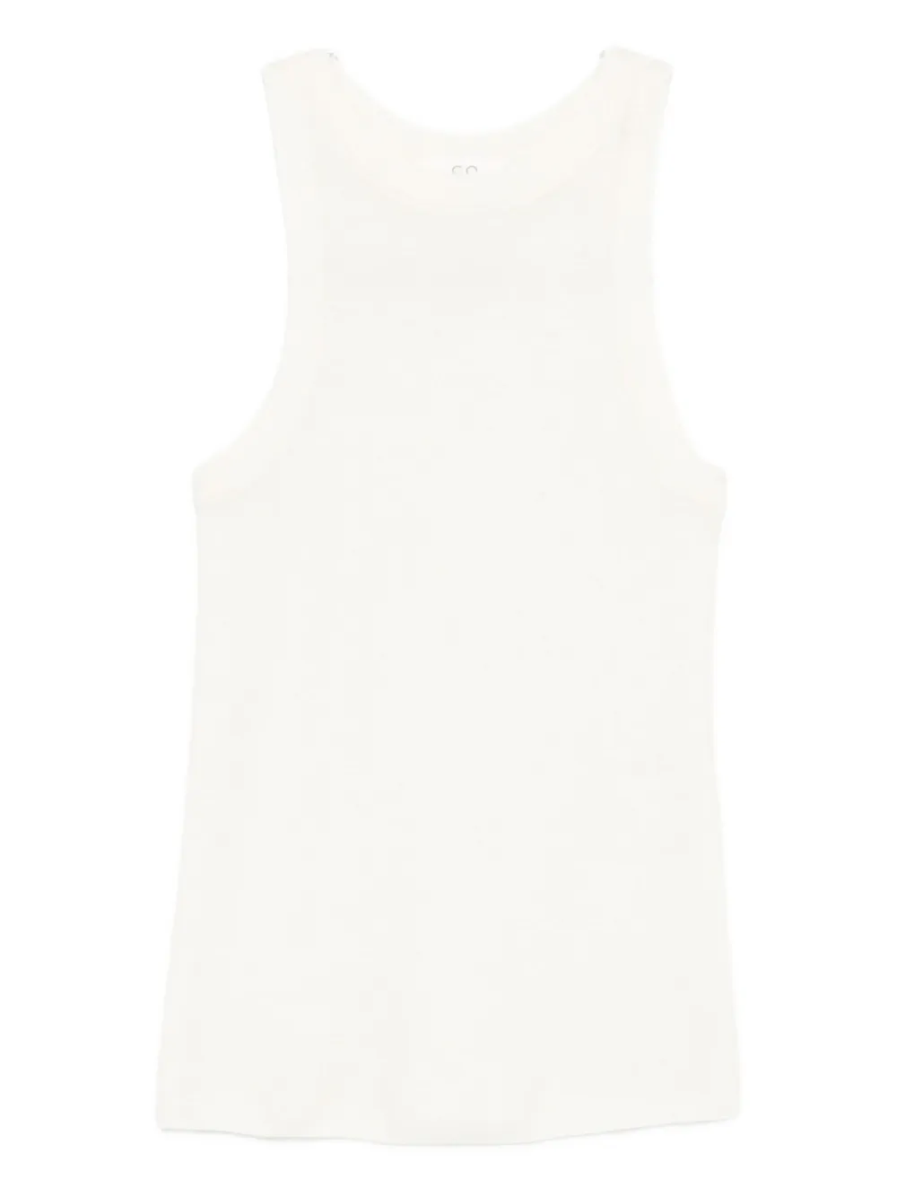 Co Collection Ribbed Tank Top In Neutral