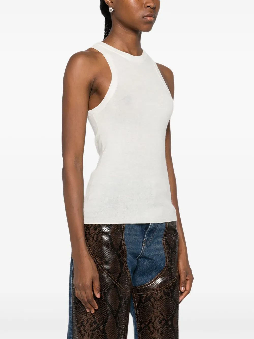  Co Collection Ribbed Tank Top - Neutrals 