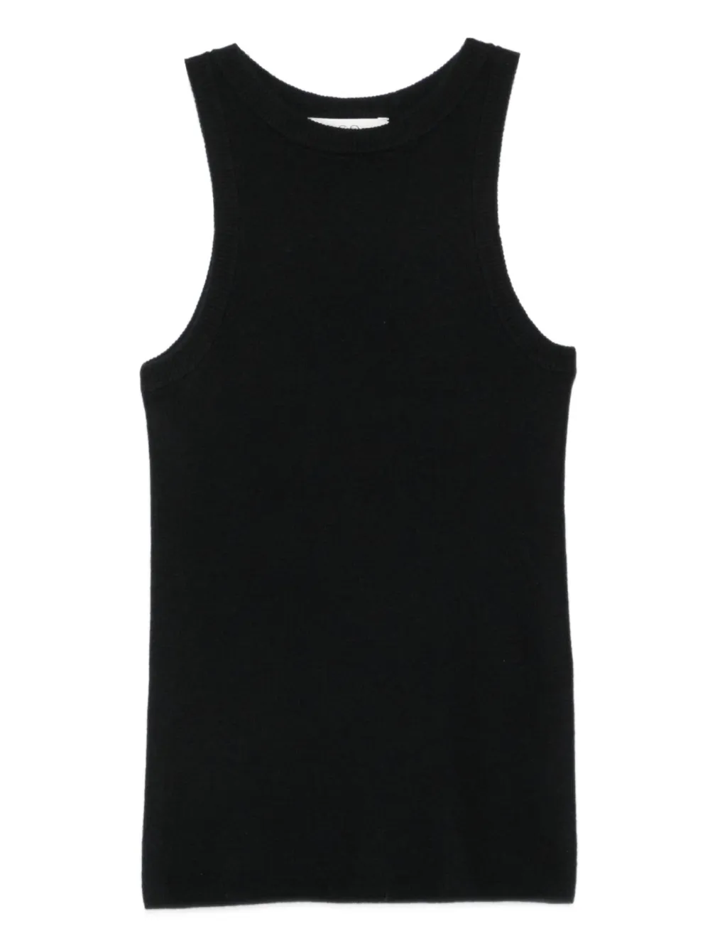 Co Collection Ribbed Tank Top In Black