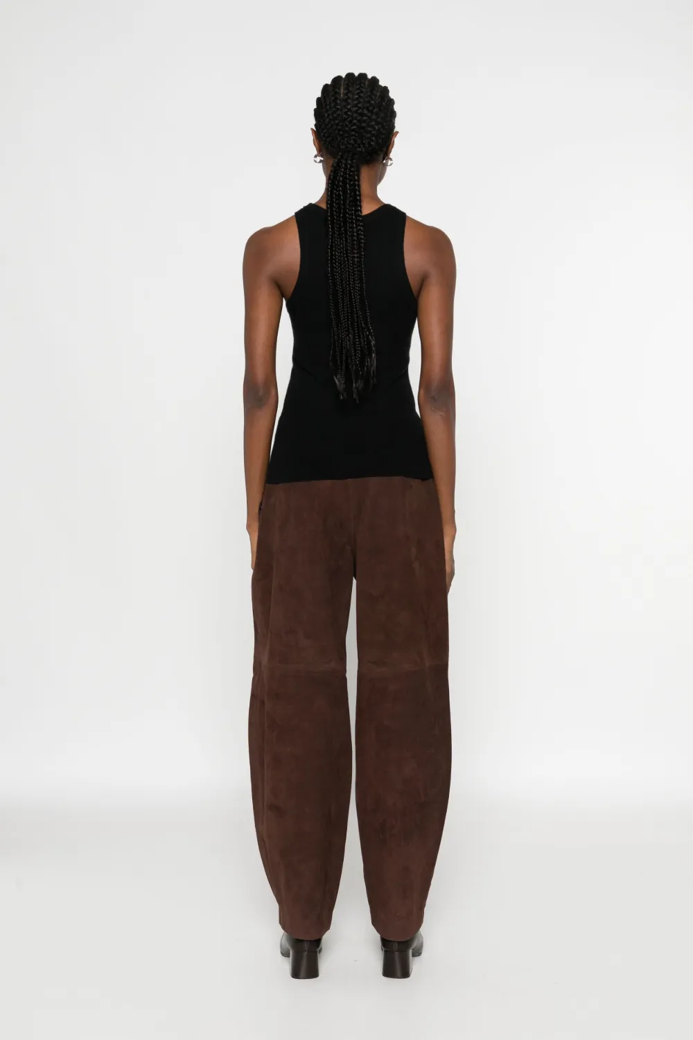 Co Collection Ribbed Tank Top In Black