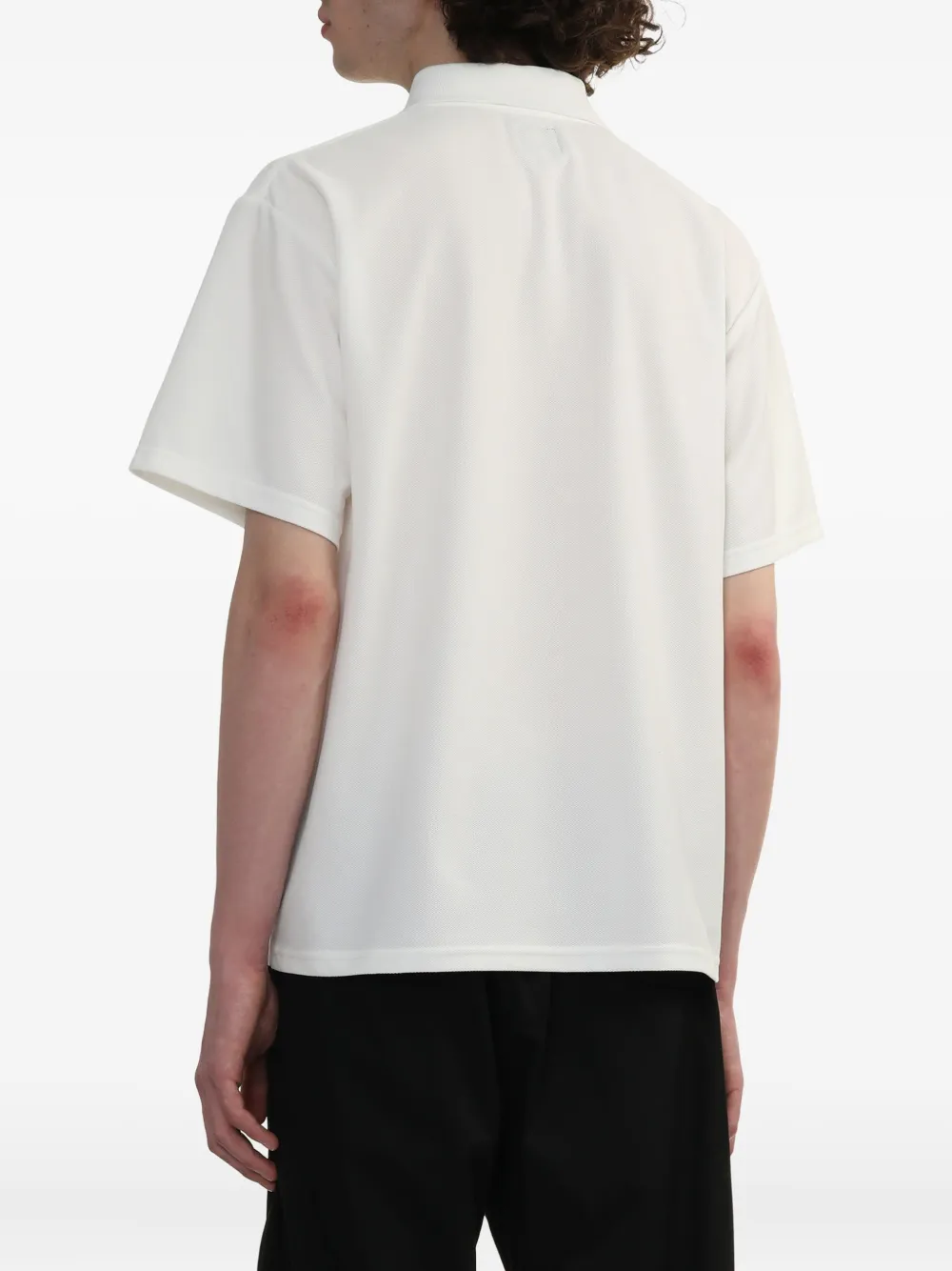 Needles logo-embroidered Polo Shirt | White | FARFETCH BH