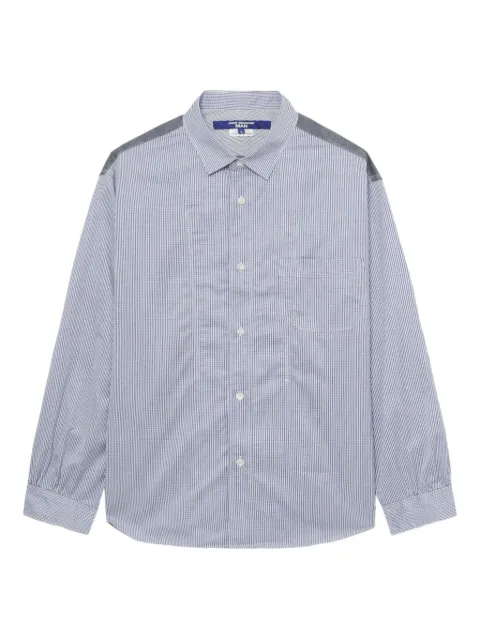 Junya Watanabe MAN checked panelled shirt