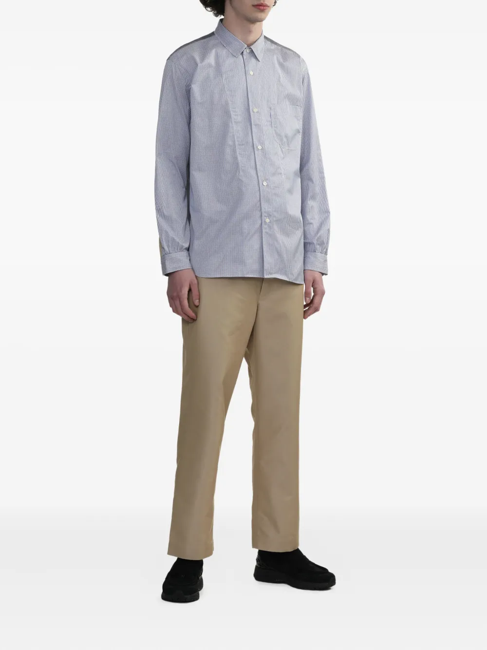 Junya Watanabe MAN checked panelled shirt | Image 2