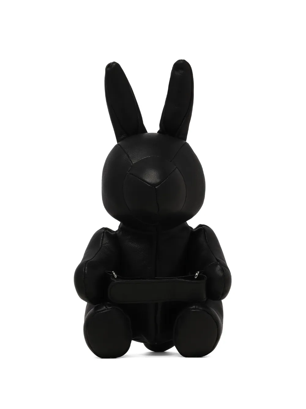 Maison MIHARA YASUHIRO Dolls Rabbit Hug leren messengertas Zwart