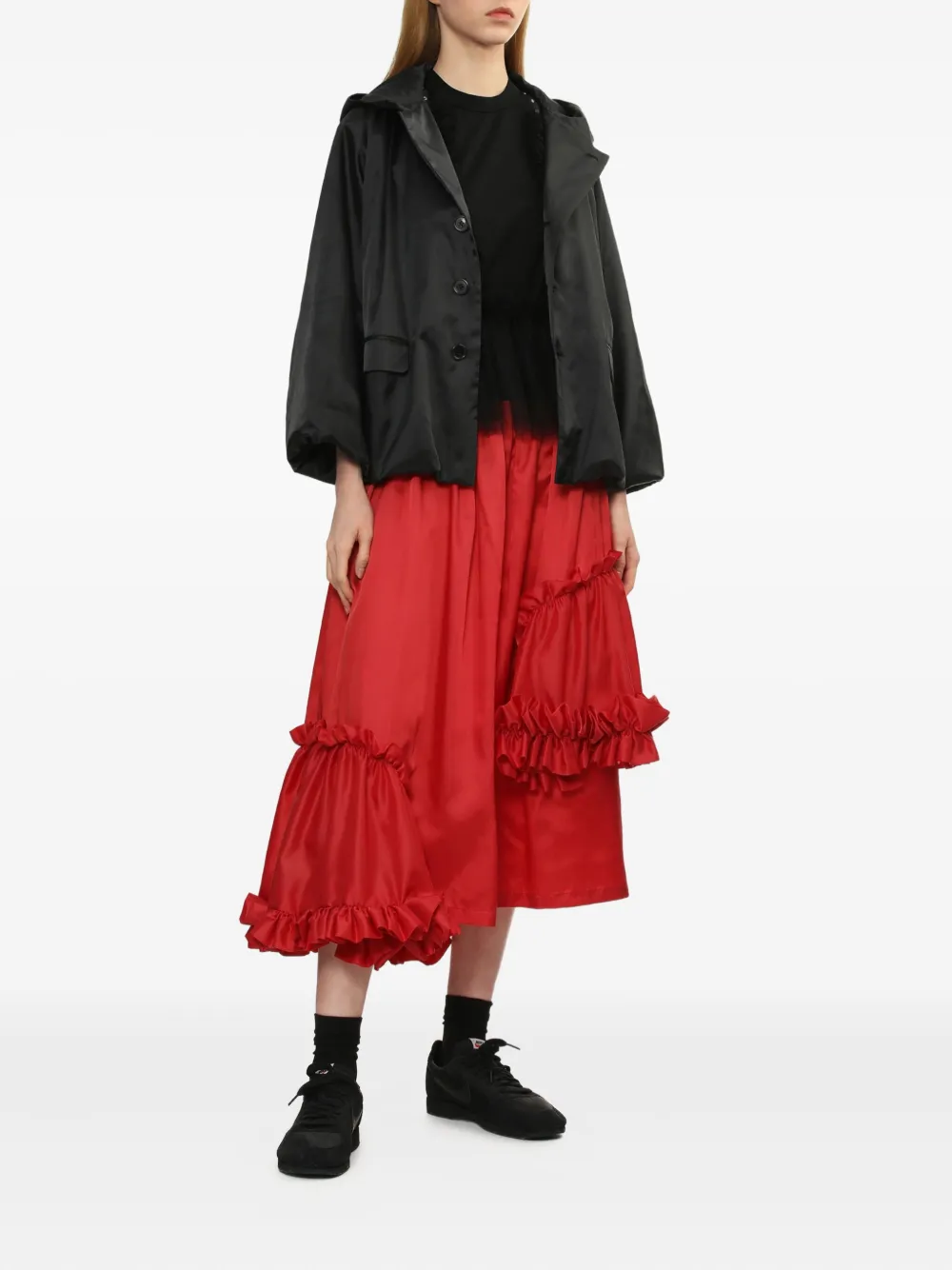 Noir Kei Ninomiya ruffled asymmetric skirt | Asymmetric & Draped Skirts | Image 2