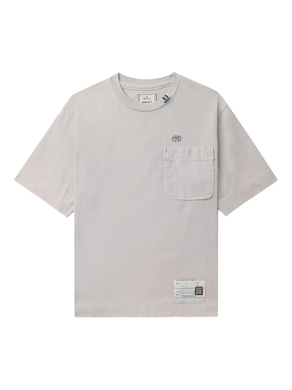Maison MIHARA YASUHIRO chest-pocket T-shirt | Pink | Image 1