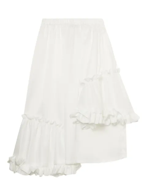 Noir Kei Ninomiya ruffled asymmetric skirt