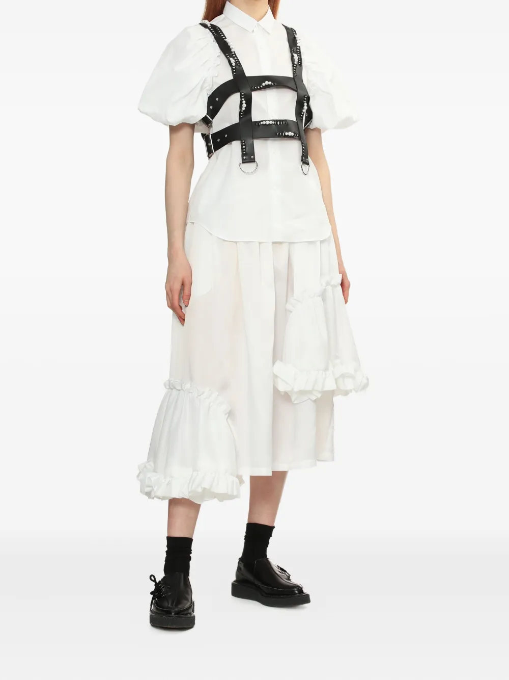 Noir Kei Ninomiya ruffled asymmetric skirt | Asymmetric & Draped Skirts | Image 2