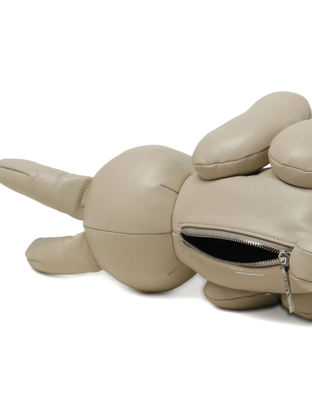 Maison MIHARA YASUHIRO Dolls Rabbit Hug leren messengertas Beige