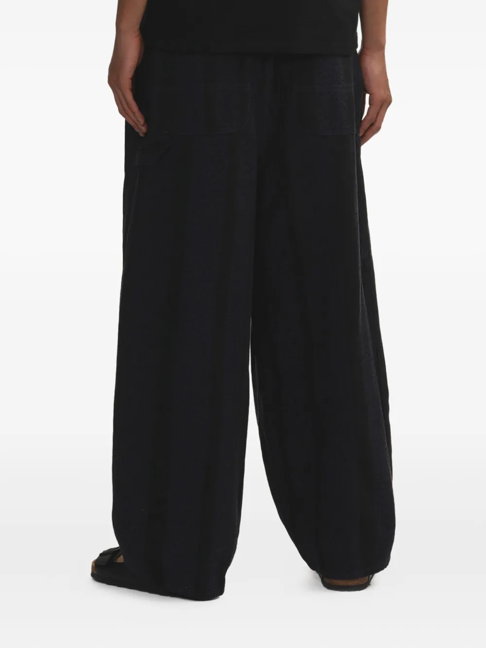 Needles Broek met geplooid detail Zwart