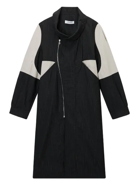 Kiko Kostadinov panelled zip-front coat