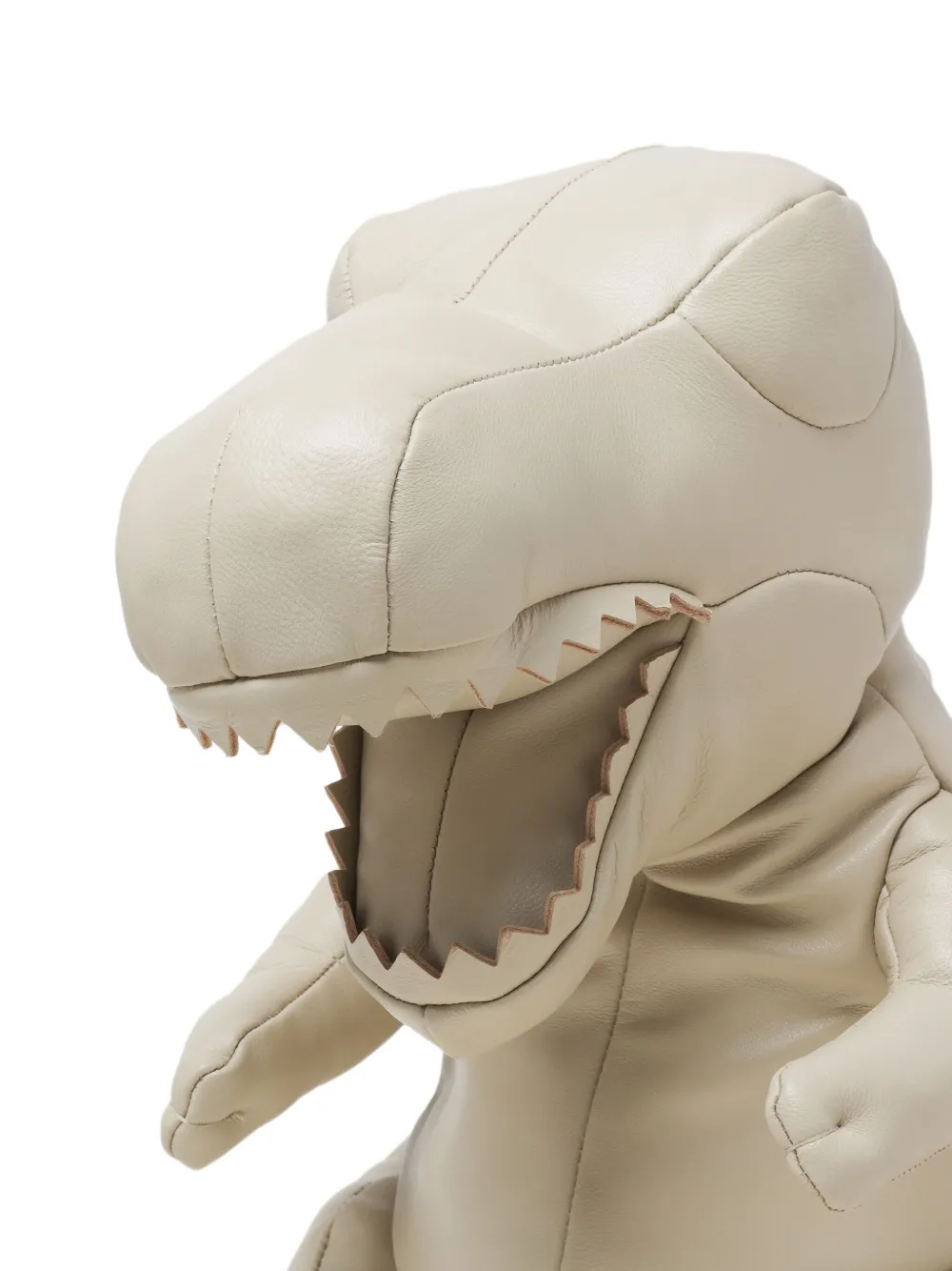 Maison MIHARA YASUHIRO Leren messengertas met dinosaurus vorm Beige