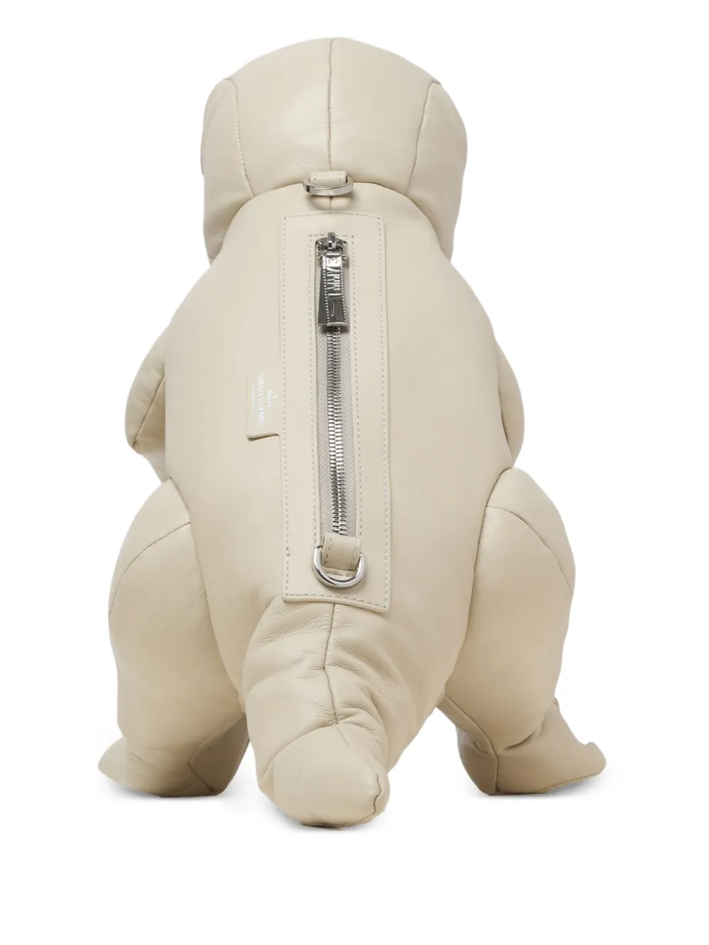  Maison Mihara Yasuhiro Dinosaur-shaped Leather Messenger Bag - Neutrals 