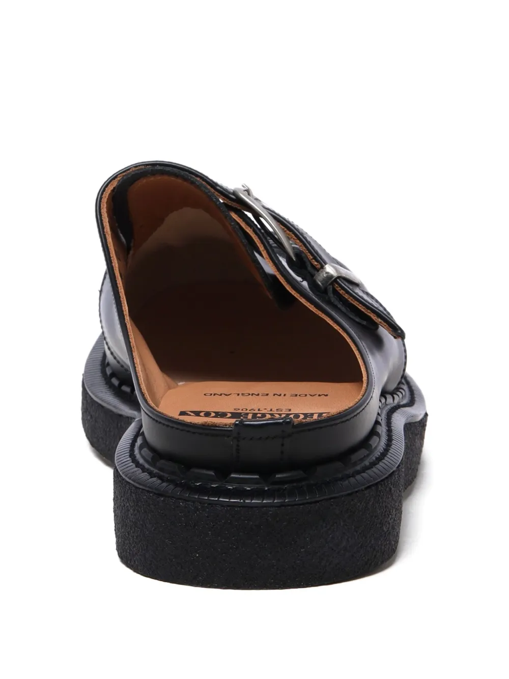 George Cox Alaska woven mules Black