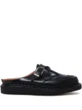 George Cox Alaska woven mules - Black