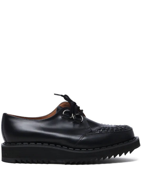 George Cox Ripple Skipton Derby Shoes Black FARFETCH GE
