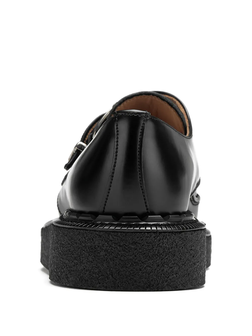 George Cox Strummer buckle-strap monk shoes Black