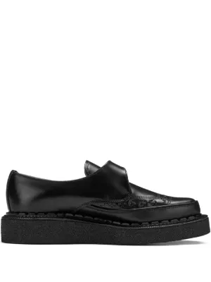 Prada モンクストラップ シューズ | ブラック | FARFETCH JP