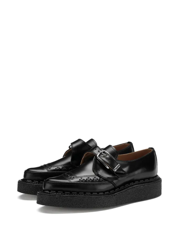 George Cox Strummer buckle-strap Monk Shoes | Black | FARFETCH display picture 3