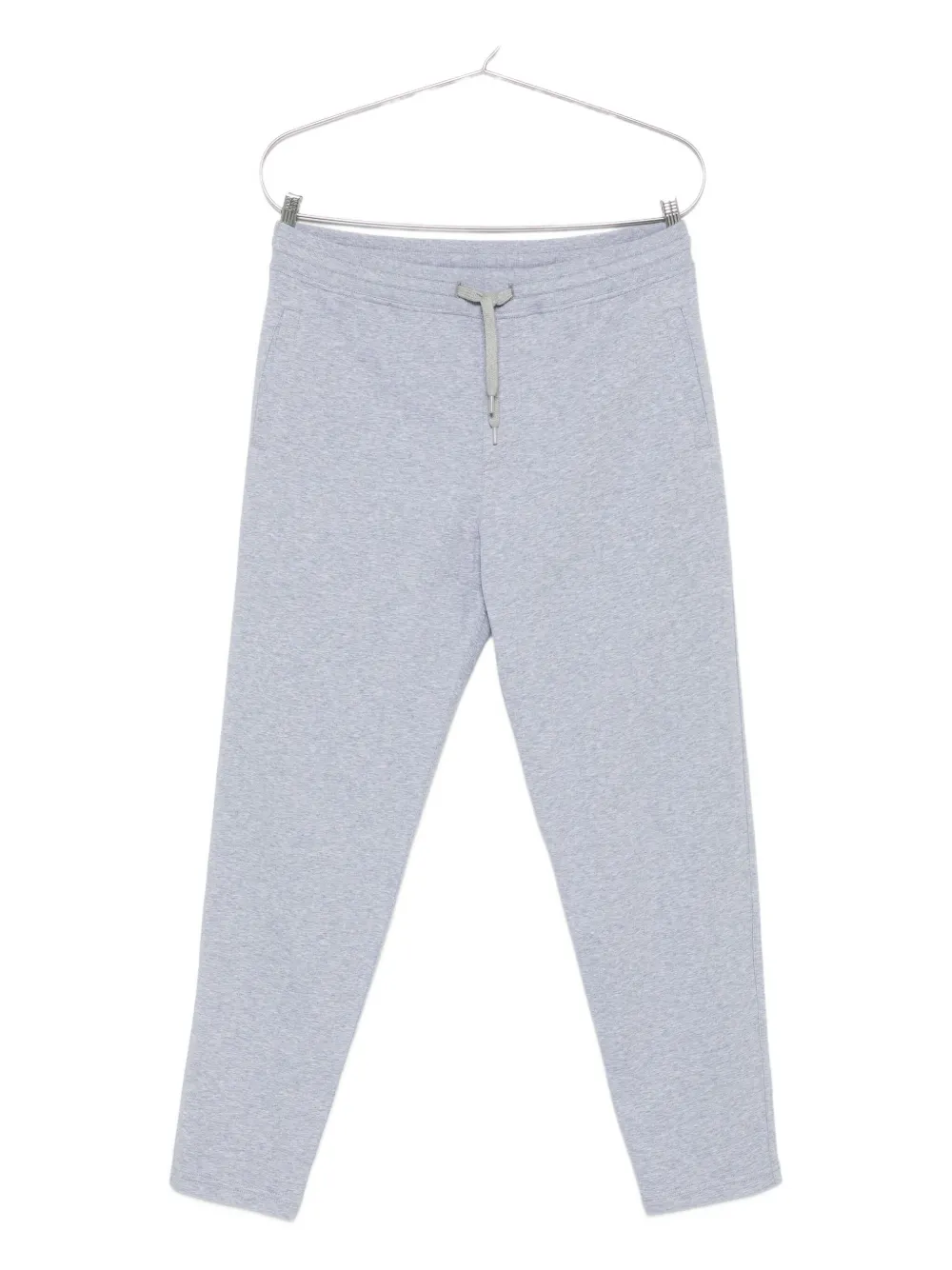 Brunello Cucinelli drawstring cotton track pants | Grey | Image 1
