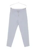 Brunello Cucinelli drawstring cotton track pants - Grey