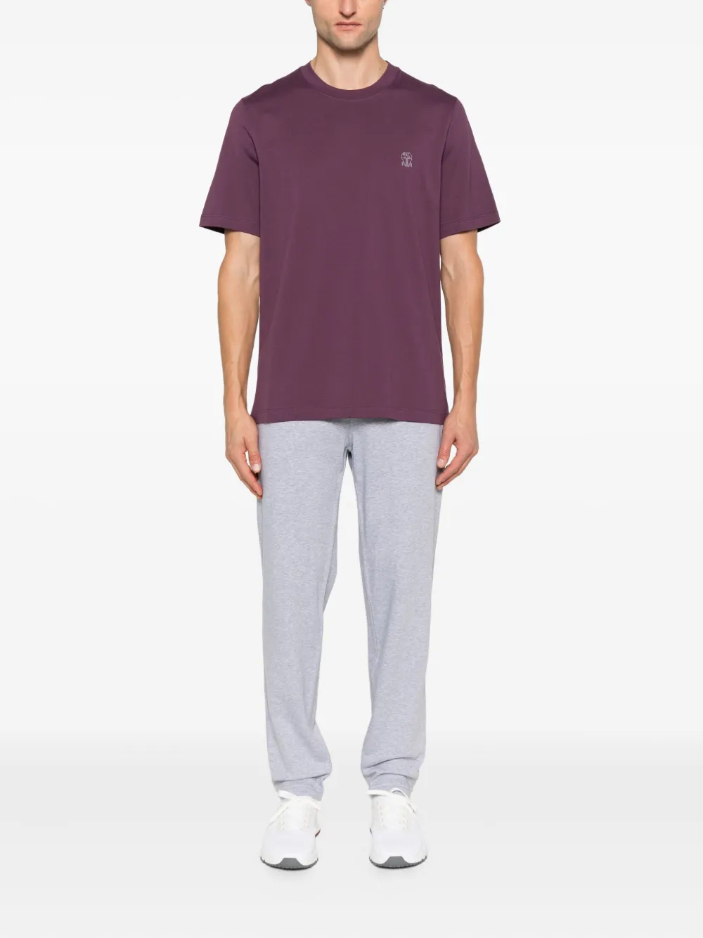 Brunello Cucinelli drawstring cotton track pants | Sweatpants | Image 2
