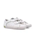 Golden Goose Kids touch-strap fastening star sneakers - White