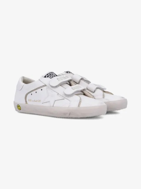 Golden Goose Kids baskets à fermeture scratch