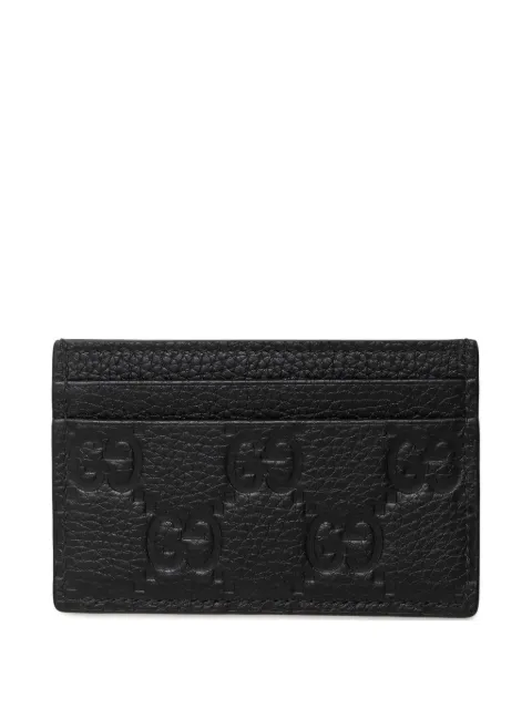 Gucci GG-debossed leather cardholder
