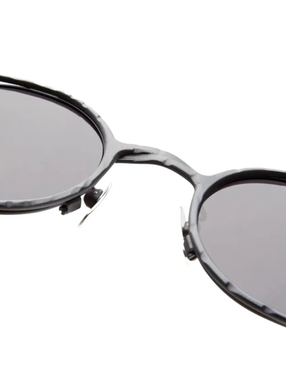 Kuboraum Mask H10 zonnebril met rond montuur Zwart
