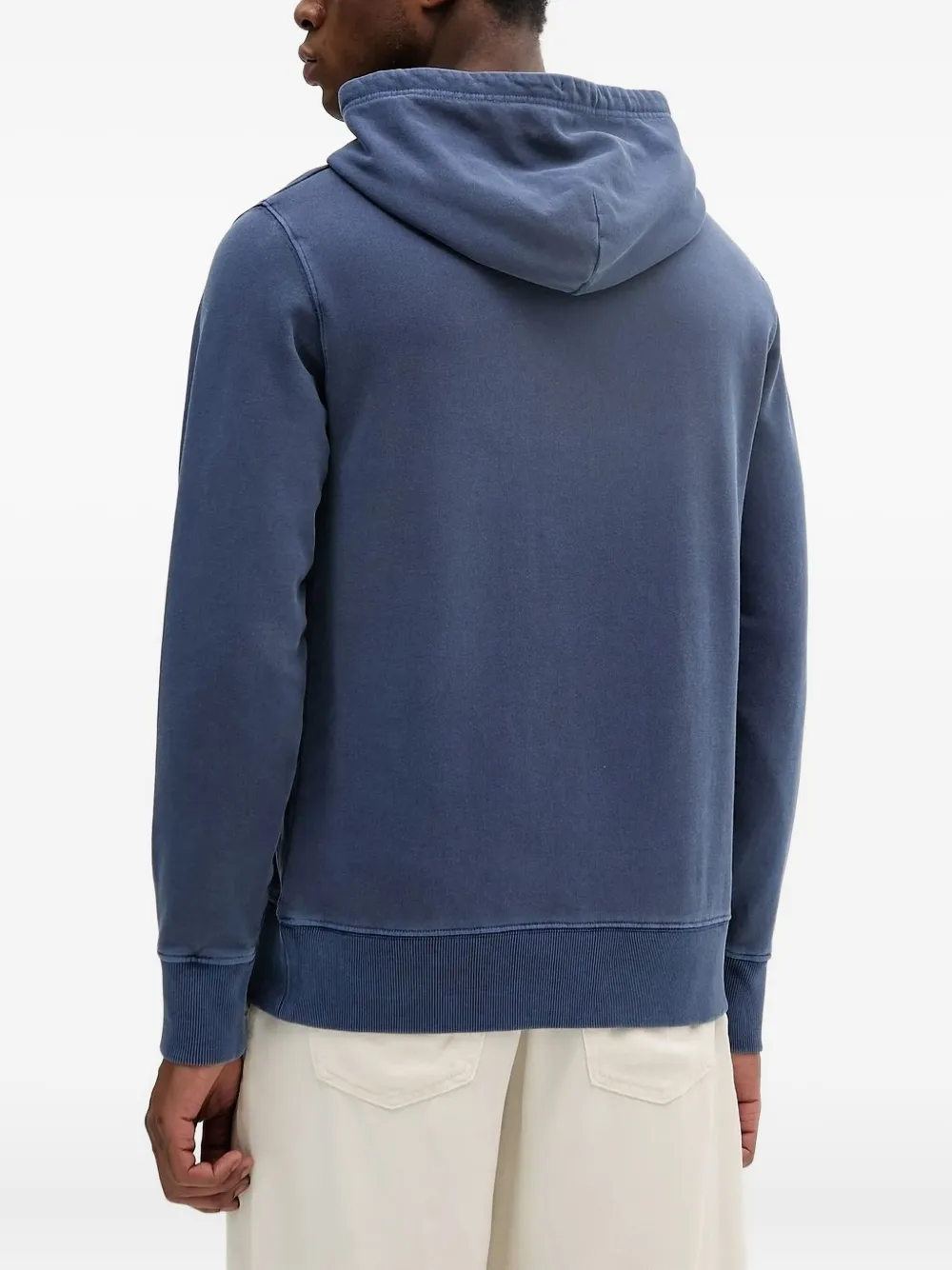 Gant drawstring-detail hoodie Blauw