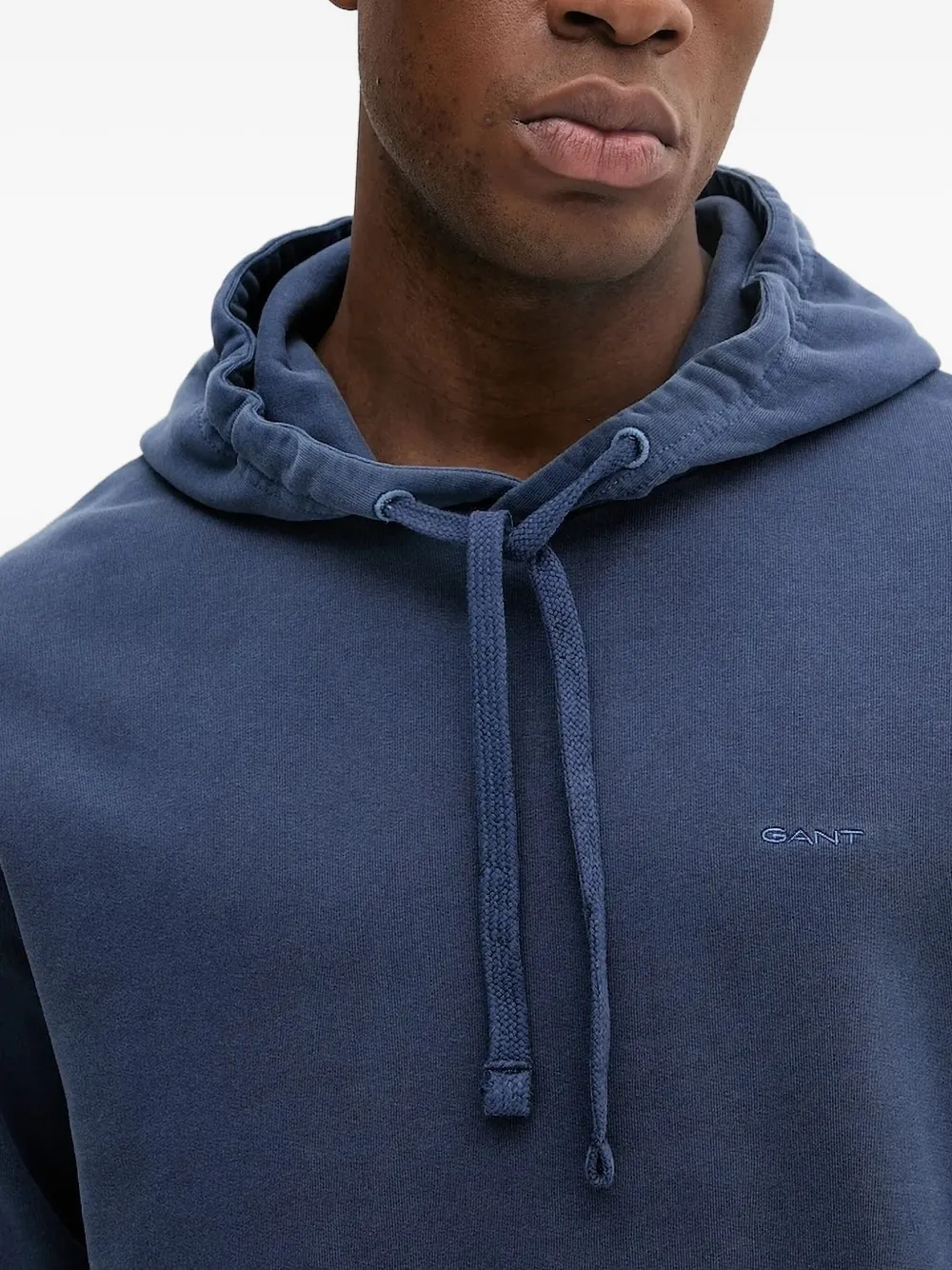 Gant drawstring-detail hoodie Blauw