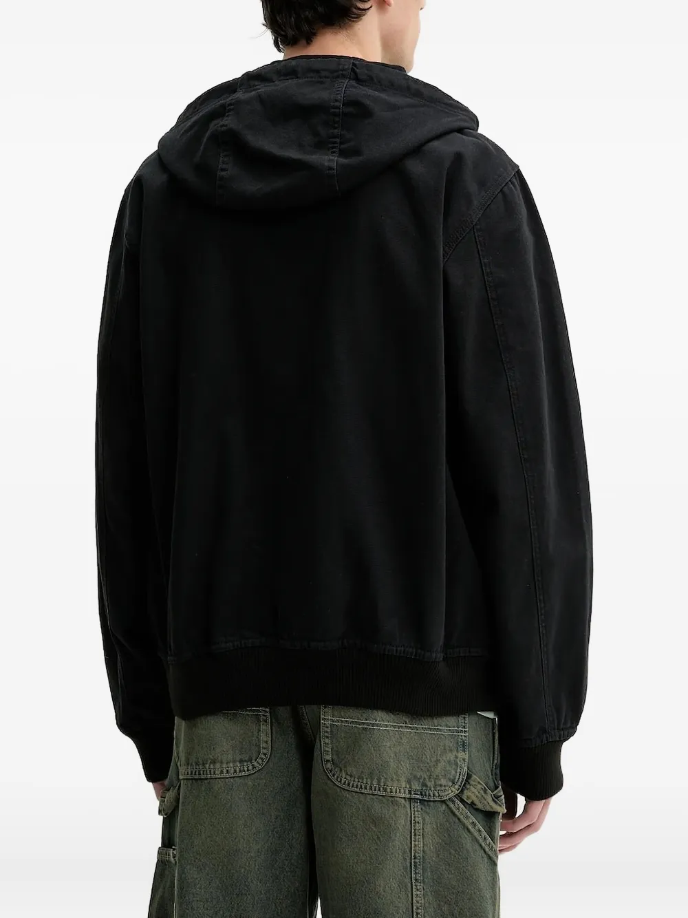 DICKIES zip-up hooded jacket Zwart