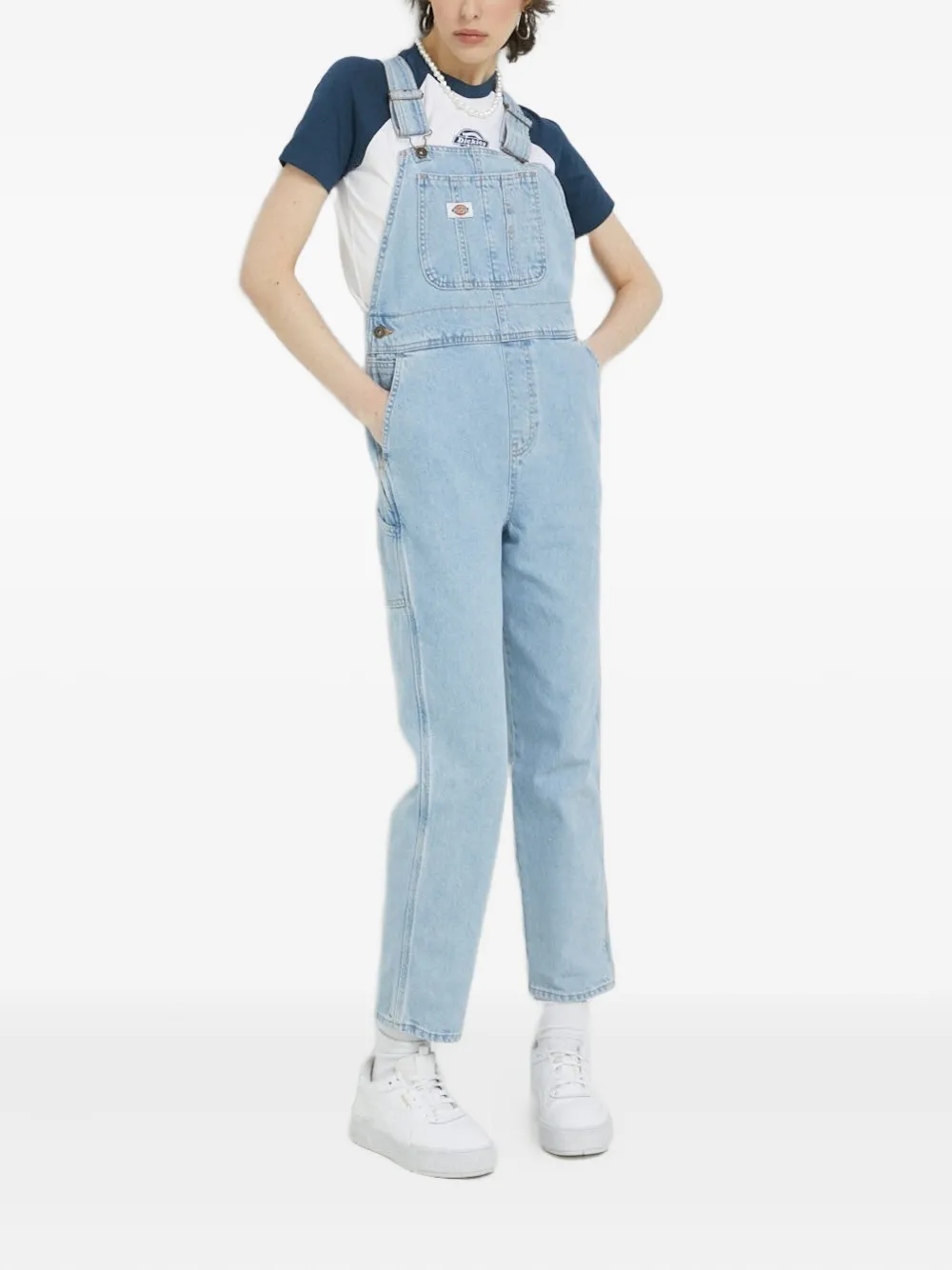 DICKIES デニムオーバーオール - ブルー DICKIES デニムオーバーオール - ブルー