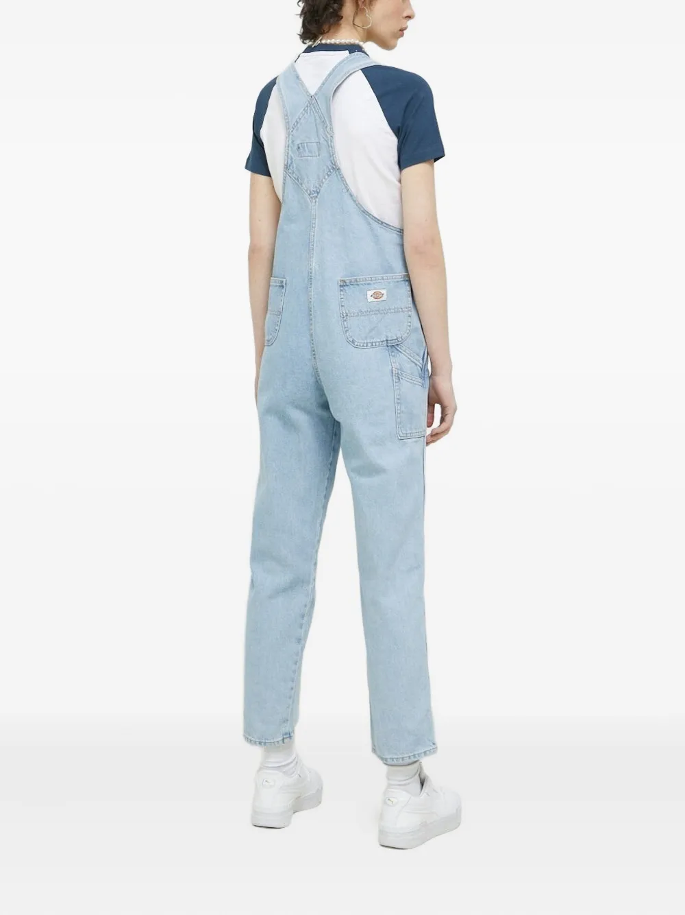 DICKIES button-fastening denim overalls | Full Length | Image 2