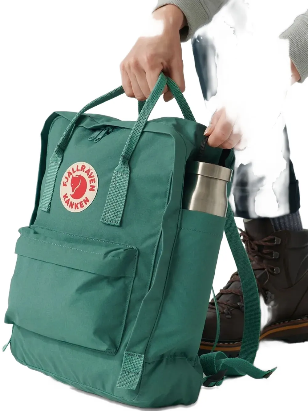 Fjall Raven Logo-print Backpack In Purple