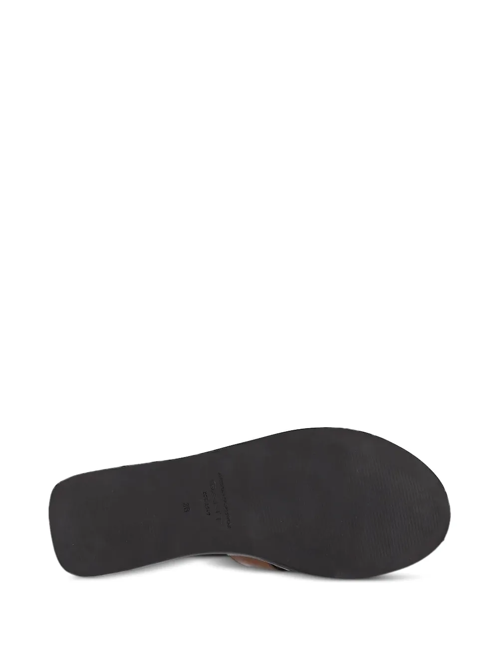 Gant Leren sandalen met verfraaid detail Bruin