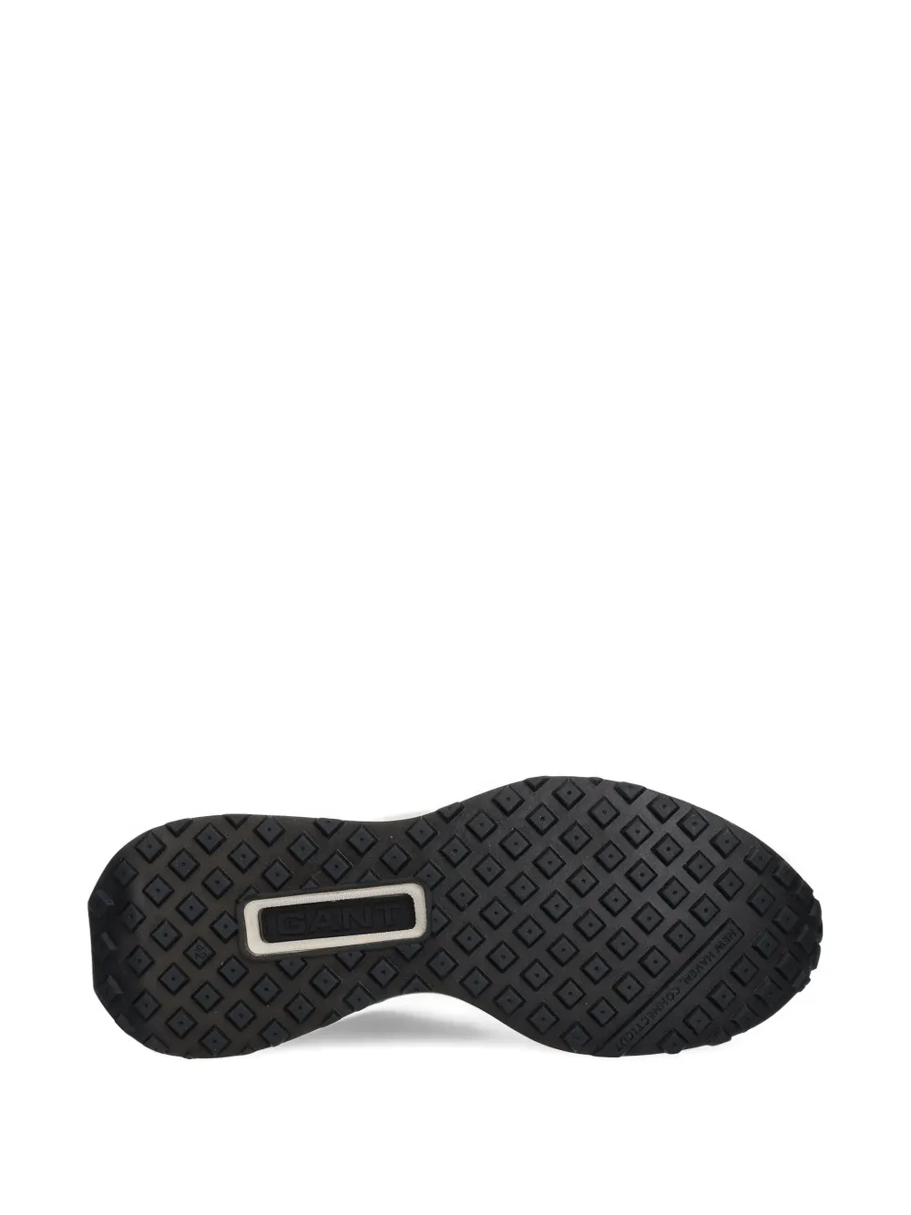 Gant Lace-up Panelled Sneakers In Black