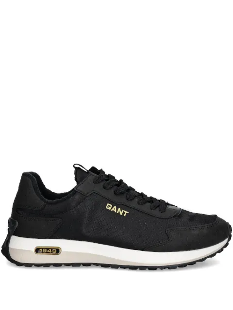 Gant lace-up panelled sneakers