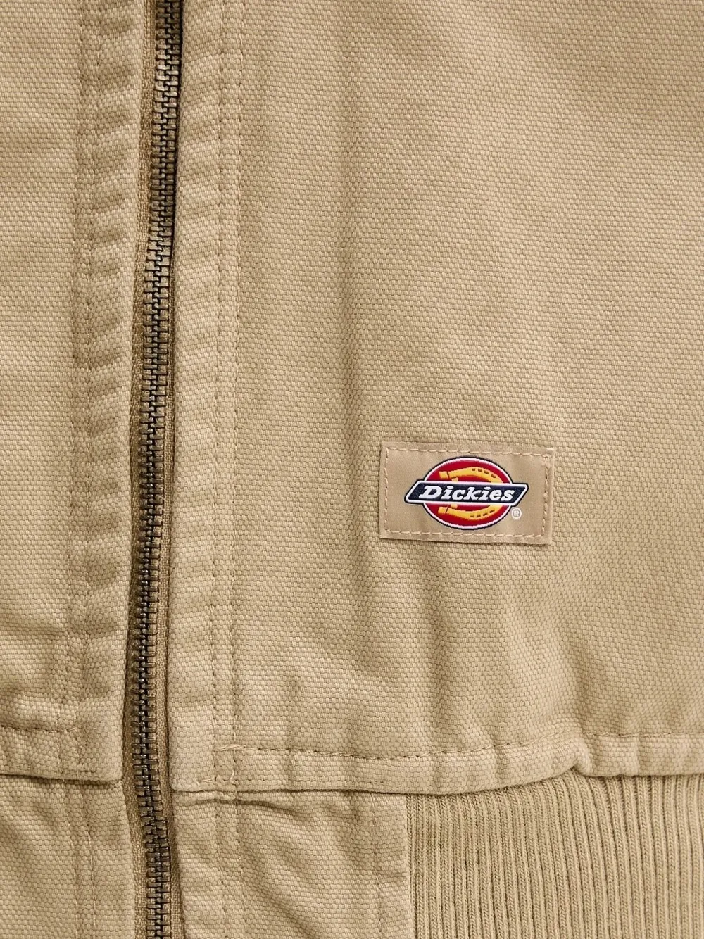 DICKIES hooded zip-up jacket Beige
