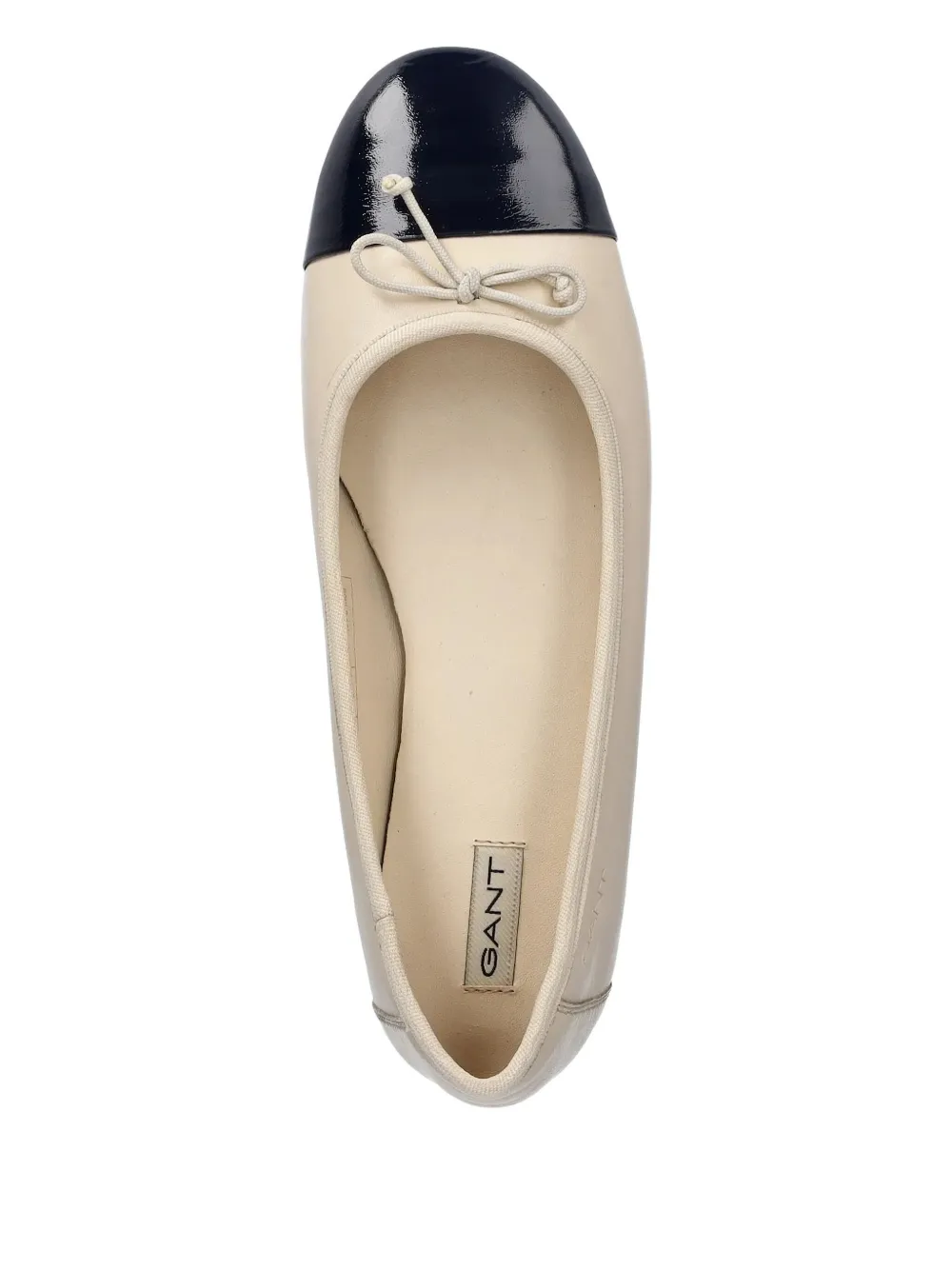 Gant Chadii Bow-detail Ballet Flats In Neutral