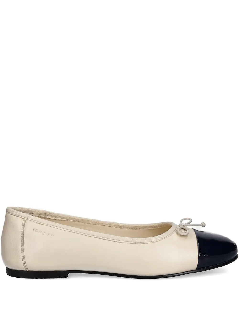 Gant Chadii Bow-detail Ballet Flats In Neutral