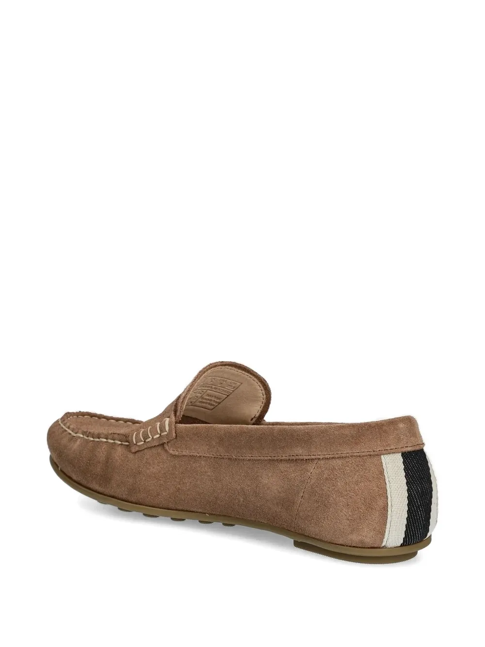Gant Penny-strap Suede Loafers In Brown