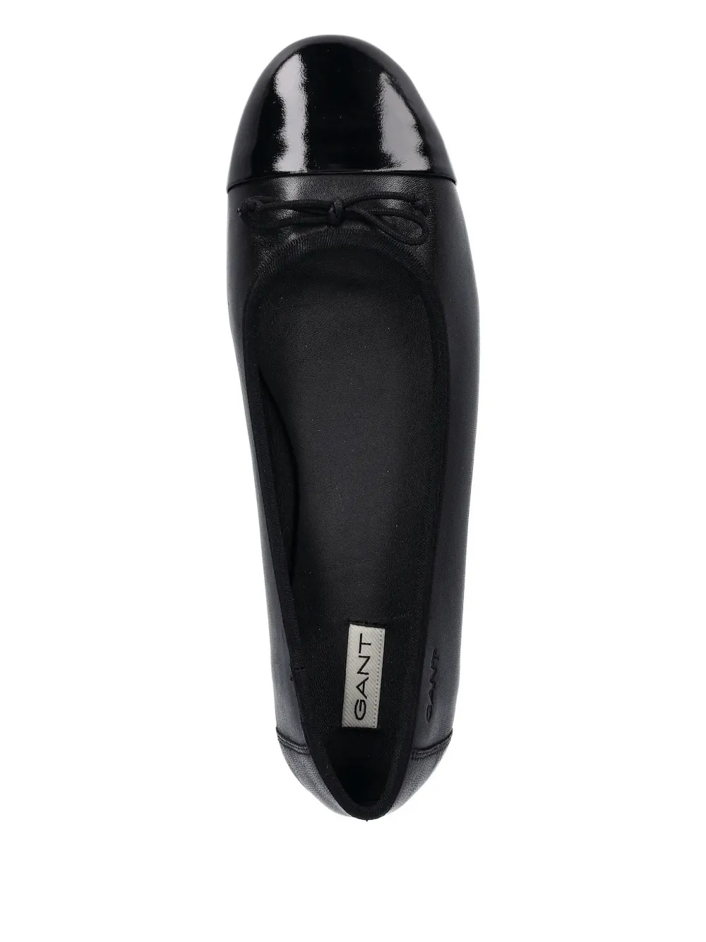 Gant Cap-toe Bow Ballet Flats In Black