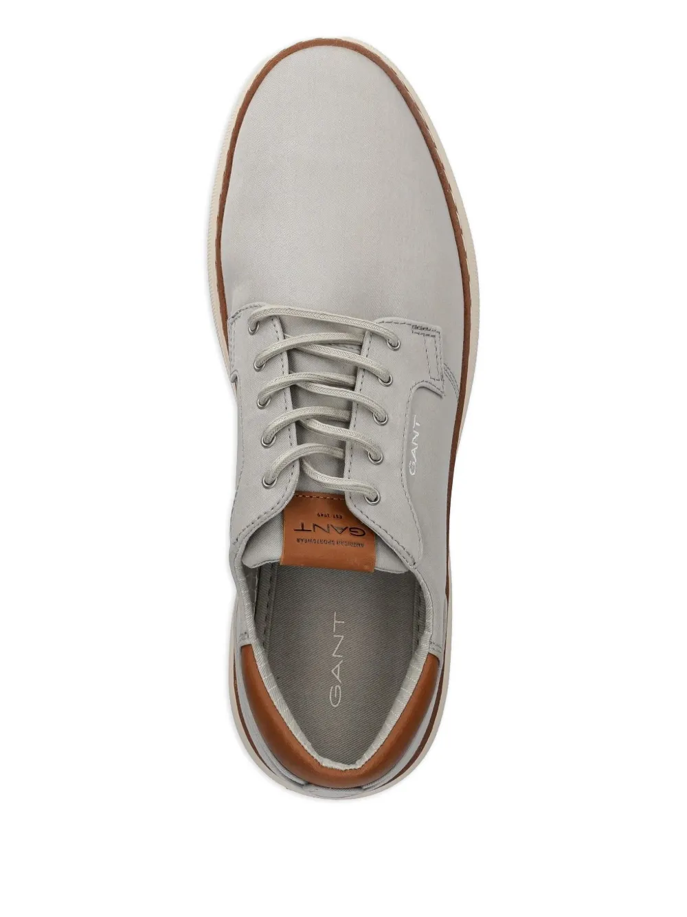 Gant lace-up leather sneakers Grey