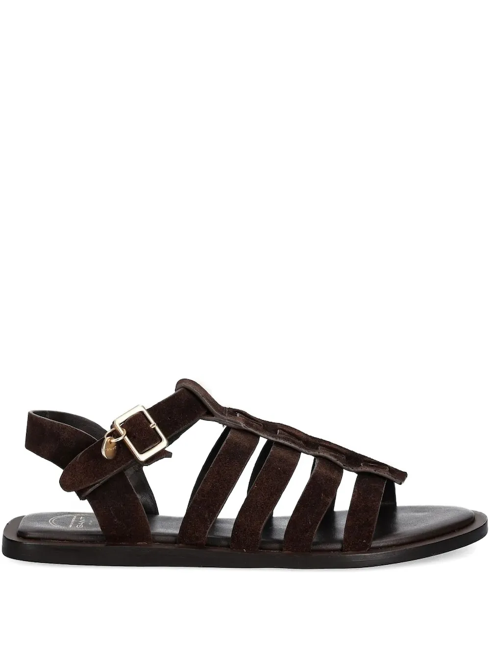 Gant buckle-fastening suede sandals Brown