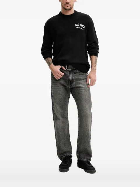 DICKIES embroidered-logo crew-neck sweater