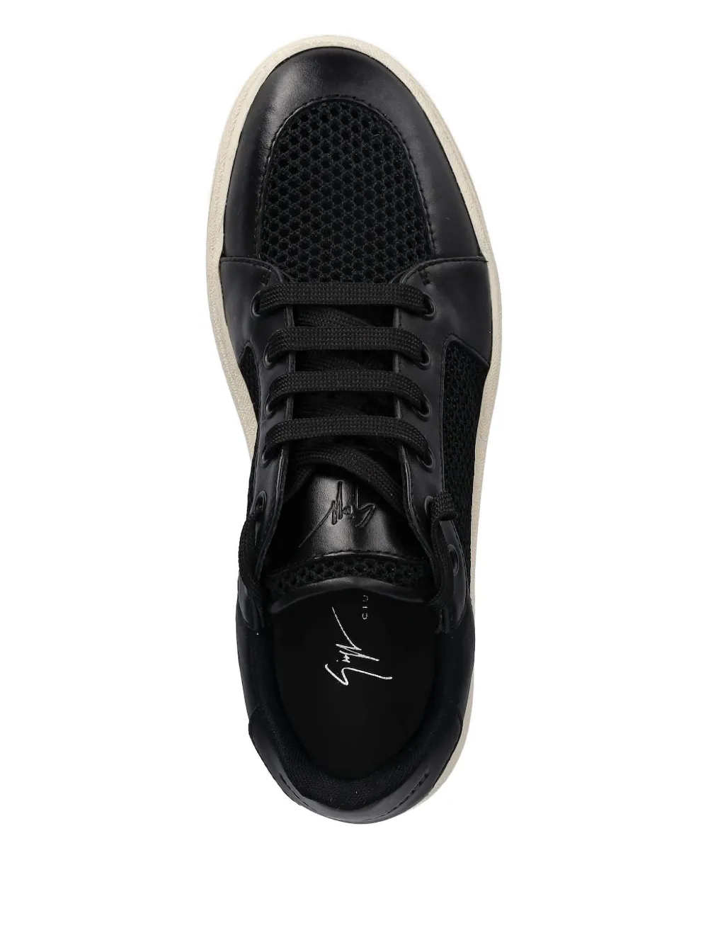 Giuseppe Zanotti mesh-panelled sneakers Black